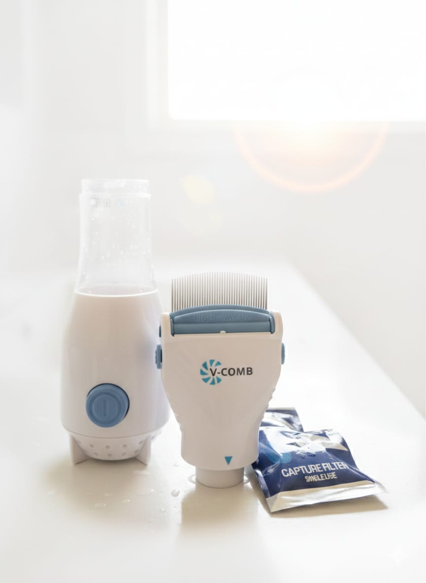 🐶 Eliminador de Pulgas y Garrapatas para Mascotas V-Comb