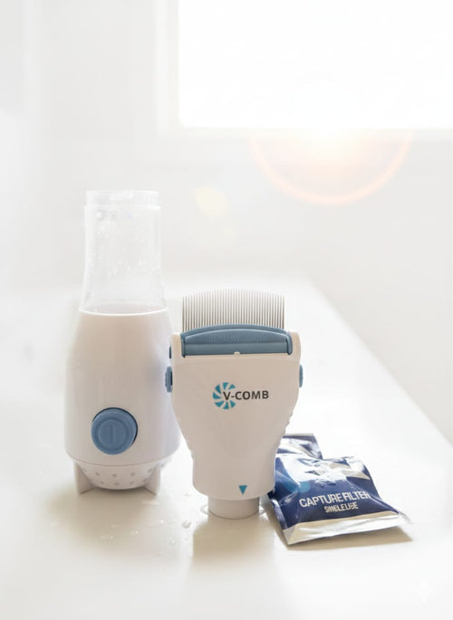 🐶 Eliminador de Pulgas y Garrapatas para Mascotas V-Comb